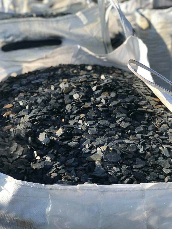 Paillettes d'ardoise calibre 60/200 en big-bag de 220kg