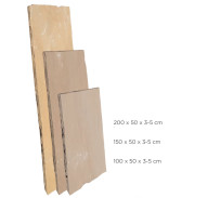 Panneau de grès d'Inde TOUAREG GREYpour réalisation de palissade ou pare-vue de jardin , 50 cm x 100 cm x 3/5 cm