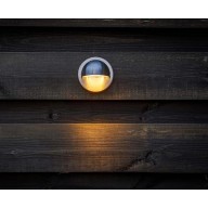 Applique murale Palm blanc chaud Inox