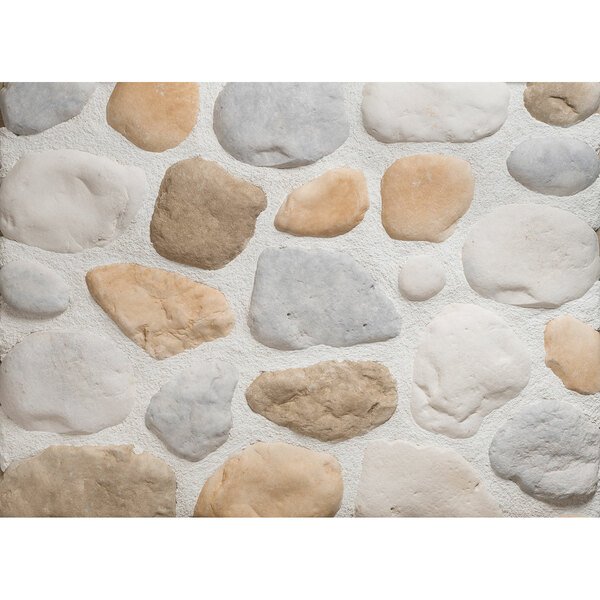 Parement galet RIO MIJARES terre multiformat