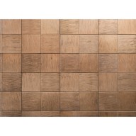 Parement NIAGARA 2 x 14 x 28 cm, motif cubique bois