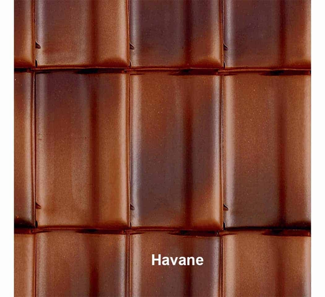 Tuile PANNE couleur havane