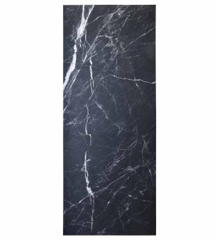 Vignette Panneau d'habillage mural 200 x 100 cm x 10 mmrésine imitation Marbre couleur Noir