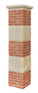 Ensemble de 2 piliers complets Héritage, 37 x 37 x 176 cm