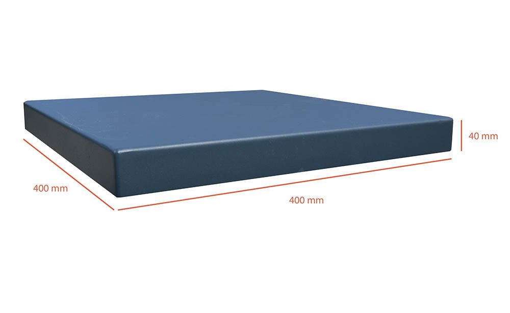 Couvre-mur béton plat 40 cm anthracite: utilisation polyvalente pour murets, acrotères et toits-terr