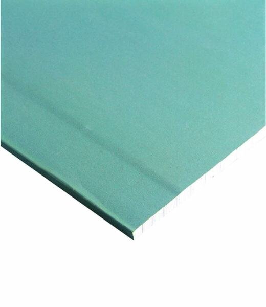 Plaque BA13 NF hydro vert, 2 bords amincis, 2500 mm x 1200 mm