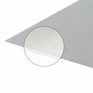 Plaque de polycarbonate 10 mm CLAIR - double paroi, dimensions 4000 mm x 980 mm