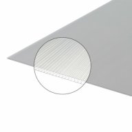 Plaque de polycarbonate 4 mm transparent - double paroi, dimensions 2000 mm x 1050 mm