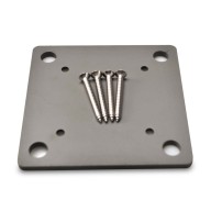 Platine de fixation quartz pour poteau PREMIUM