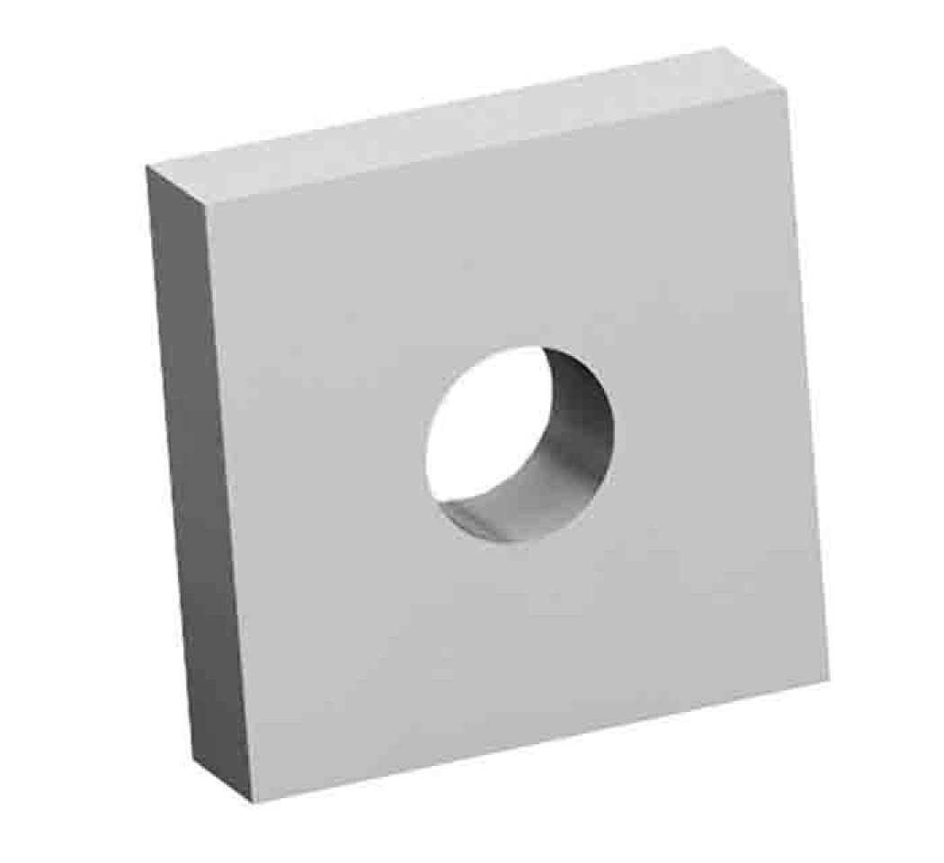 Platine de renfort 40 mm x 40 mm x 10 mm