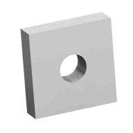 Platine de renfort 40 mm x 40 mm x 10 mm