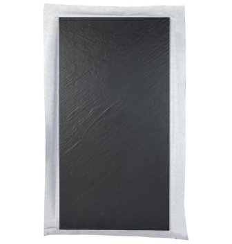 Vignette Panneau d'habillage mural 200 x 100 cm en pierre naturelle graphite noir