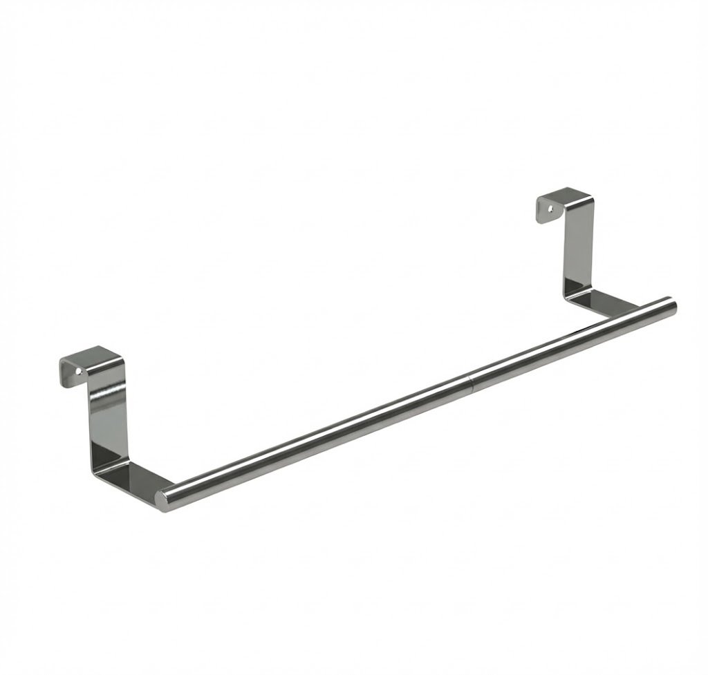 Porte serviette latéral chromé brillant