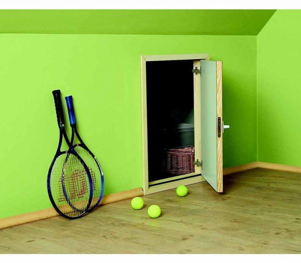 Portillon de comble isolant DWK (1.1W/m²/K), 55 cm x 80 cm