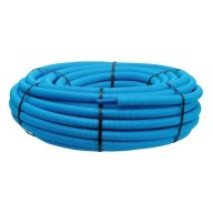 Tube PER Ø 25 mm x 50 m, bleu, prégainé