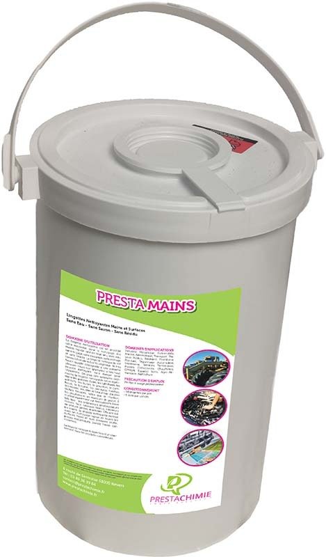 Lingettes nettoyantes mains et surfaces, boite de 90 pièces