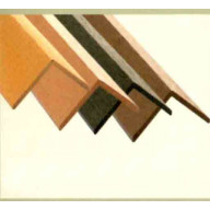 Profil d'angle bois composite 2700 x 60 x 60 mm, chocolat