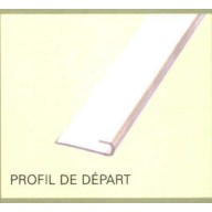 Profil de départ en aluminium, 2700 mm
