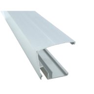 Profilé bordure blanc RAL 9010 - 3000 mm pour plaques 10/16/32 mm