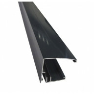 Profilé bordure gris RAL 7016 - 3000 mm pour plaques 10/16/32 mm