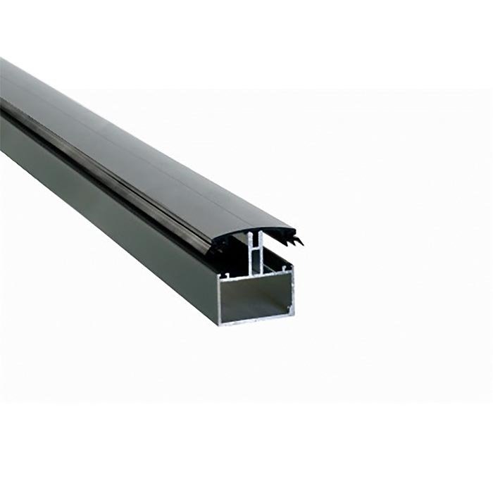 Profilé de jonction porteur RAL 7016 anthracite pour plaque CARBOGLASS 16 et 32 mm, longueur 3 m