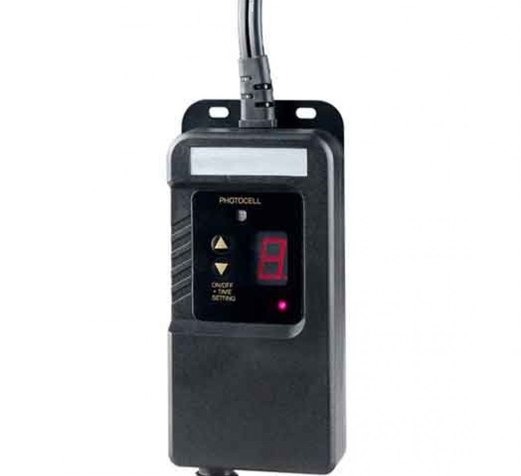 Programmateur crepusculaire et detecteur de lumière