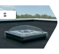 Puit de lumière SFF conduit souple, pour toit plat - 550 mm