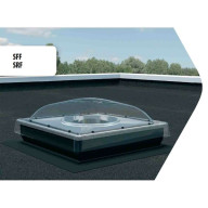 Puit de lumière SRF conduit rigide, pour toit plat - 550 mm