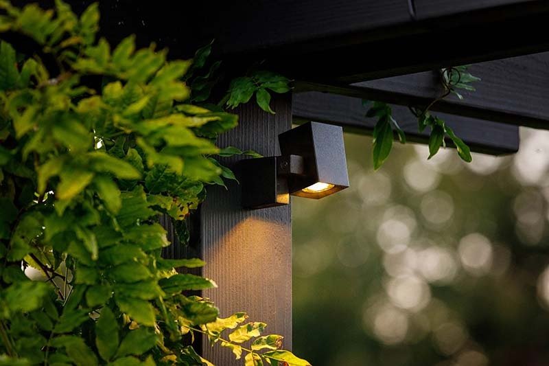 Applique murale orientable anthracite Quartz 12V