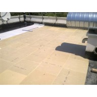 Panneau polyuréthane EUROTHANE Br-BIO 160 mm x 600 mm x 600 mm, toiture plate