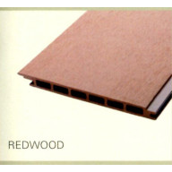 Lame de bardage composite alvéolaire 2700 x 171 x 15 mm, redwood, larg.utile 166 mm