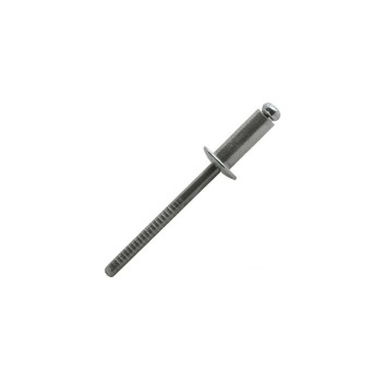 Vignette Rivet aluminium/inox A2 tête plate 4.8 mm x 16 mm