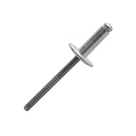 Rivet aluminium / inox A2 tête large 4.8 mm x 12 mm