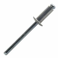 Rivet aluminium tête plate 6.0 mm x 08 mm