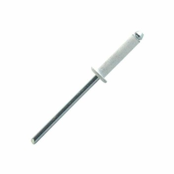 Vignette Rivet aluminium blanc tête plate 3.2 mm x 6 mm