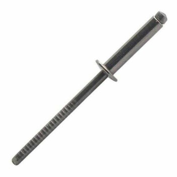 Vignette Rivet inox A2 tête plate 2.4 mm x 06 mm