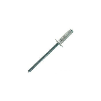 Vignette Rivet cannelés aluminium tête plate 4.0 mm x 12 mm