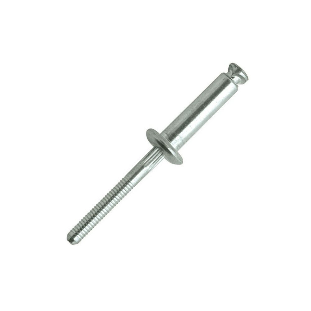 Rivet éclaté aluminium / acier, noir C14 4.8 mm x 25 mm