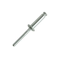 Rivet éclaté aluminium / acier, noir C14 4.8 mm x 25 mm