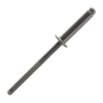 Vignette Rivet éclaté inox A2 tête plate 4.0 mm x 10 mm