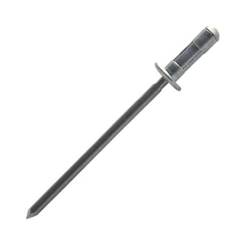 Vignette Rivet multi-serrage aluminium / inox tête plate 3.2 mm x 8 mm mm