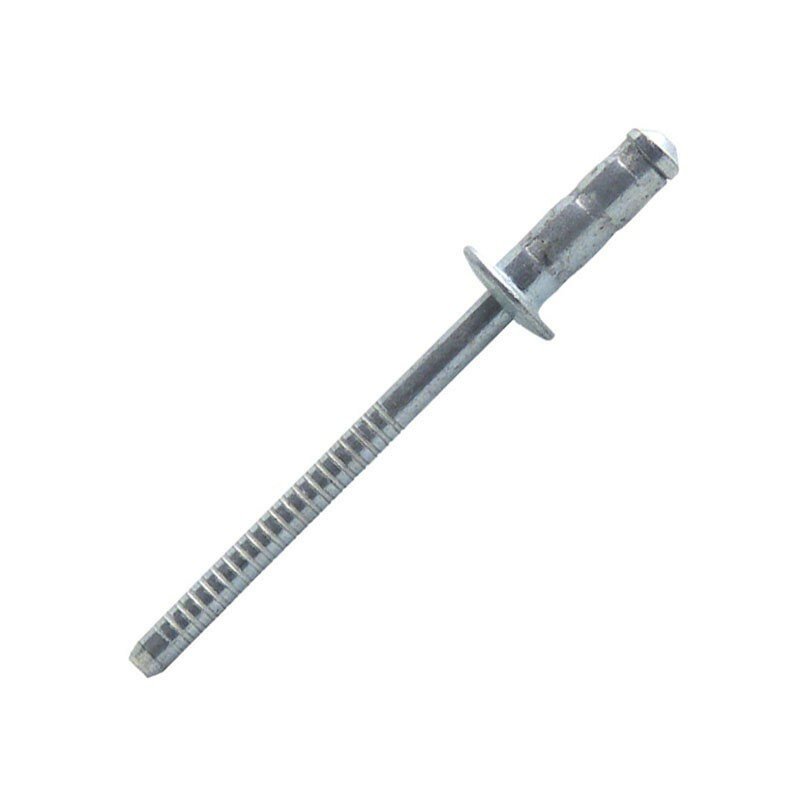 Rivet multi-serrage inox tête plate 4.0 mm x 12.0 mm