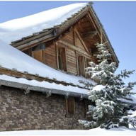 Parement Roca ton gris panaché sur treillis