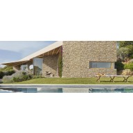 Parement Roca ton bronze sur treillis