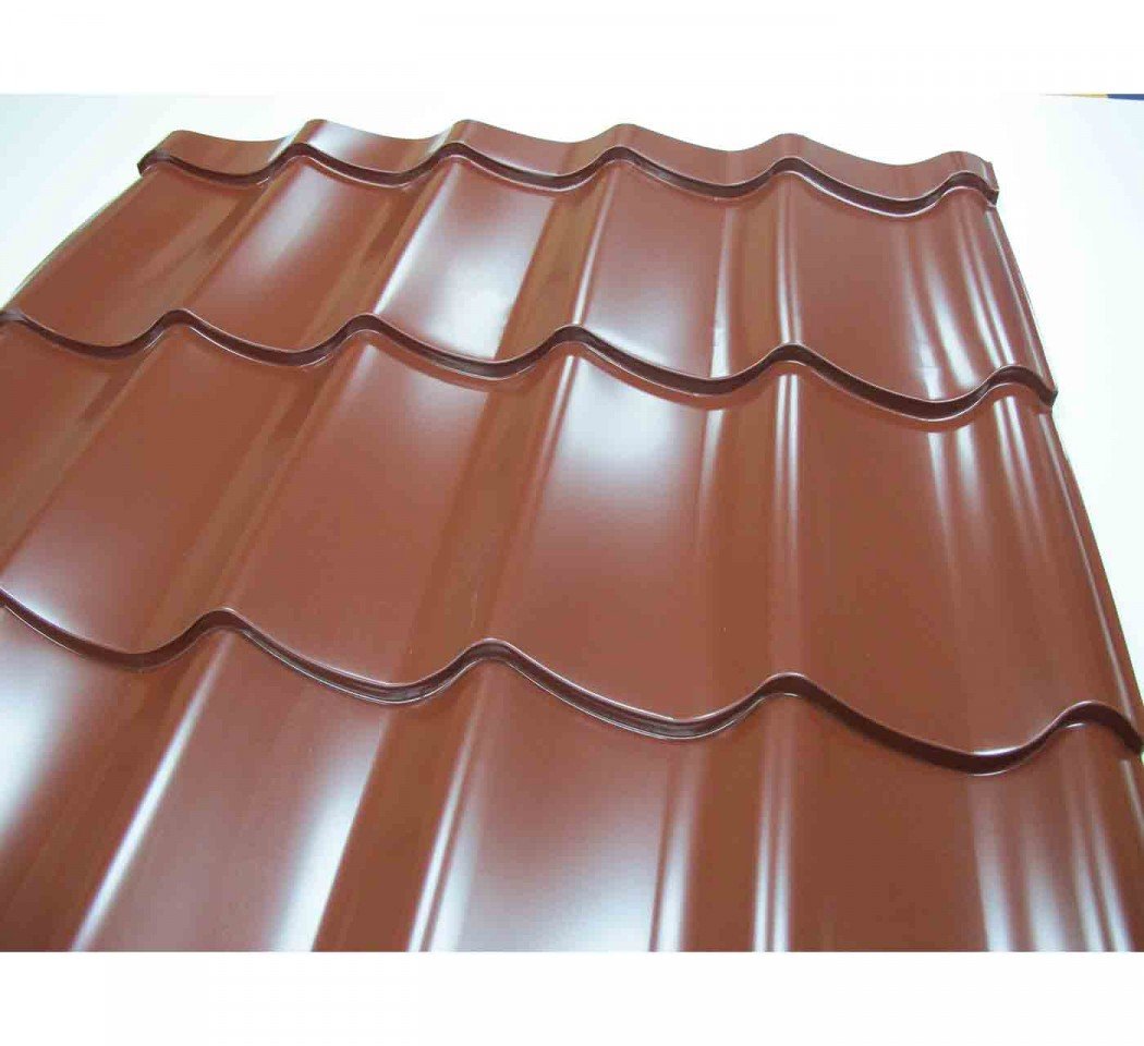 Panneau tuile en acier galvanisé terracota