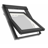 Fenêtre à rotation PVC triple confort - avec bloc isolant prémonté triple vitrage - 55 cm x 70