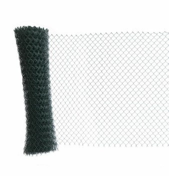 Vignette Rouleau de grillage simple torsion plastifié vert 25 m, hauteur 100 cm