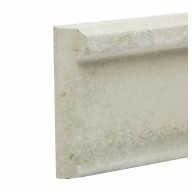 Soubassement en béton hauteur 25 cm pour clôture grillage rigide, poteau à clips