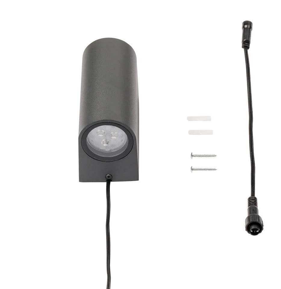 photo d'un luminaire sibus en détail couleur anthracite