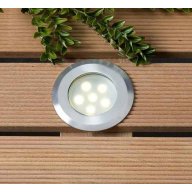 Spot led encastré Sirius pour terrasse ou sols de jardin, blanc chaud